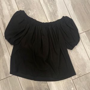 NWT Off the shoulder, puff sleeve top from Anthropologie Sz S